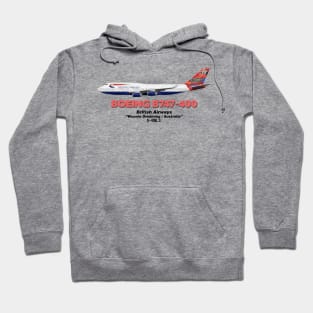 Boeing B747-400 - British Airways "Wunala Dreaming / Australia" Hoodie